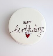 Муссовый торт Happy birthday